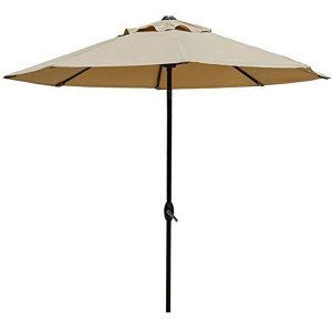 9 Foot Market Aluminum Umbrella by Abba Patio