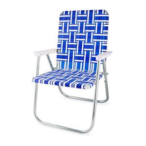 Blue and White Deluxe Chair