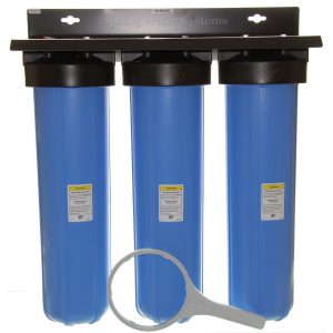 iSpring WKB32B 20″ Three Stage Whole House Water Filter