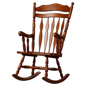 Wildon Home Grande Ronde Solid Walnut Rocking Chair