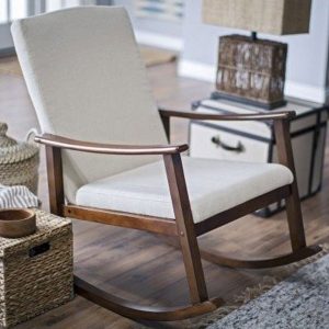 Belham Living Modern Upholstered Rocking Chair