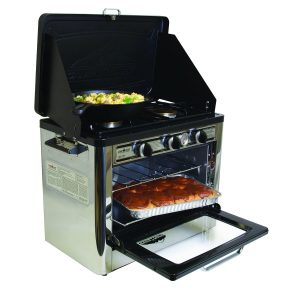 Camp Chef Outdoor Oven With Two-Burner Camping Stove