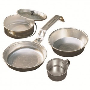 Coleman 5-Piece Aluminum Mess Kit