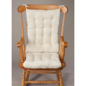 Walter Drake Sherpa Rocking Chair Cushion Set